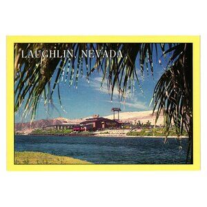 Sams Town Gold River View Casino Vintage Postcard Laughlin Nevada Vacation